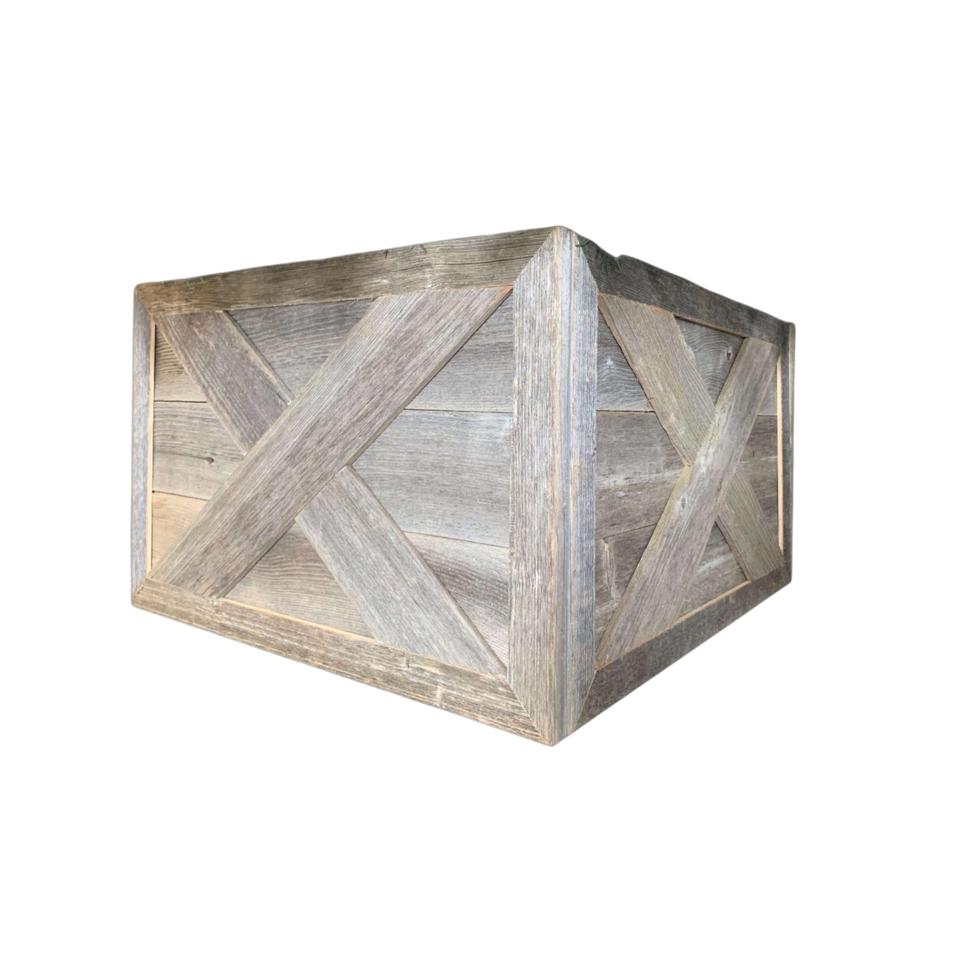 23" Thick Weathered Gray Christmas Tree Collar-Sculptures-DECOROLALA