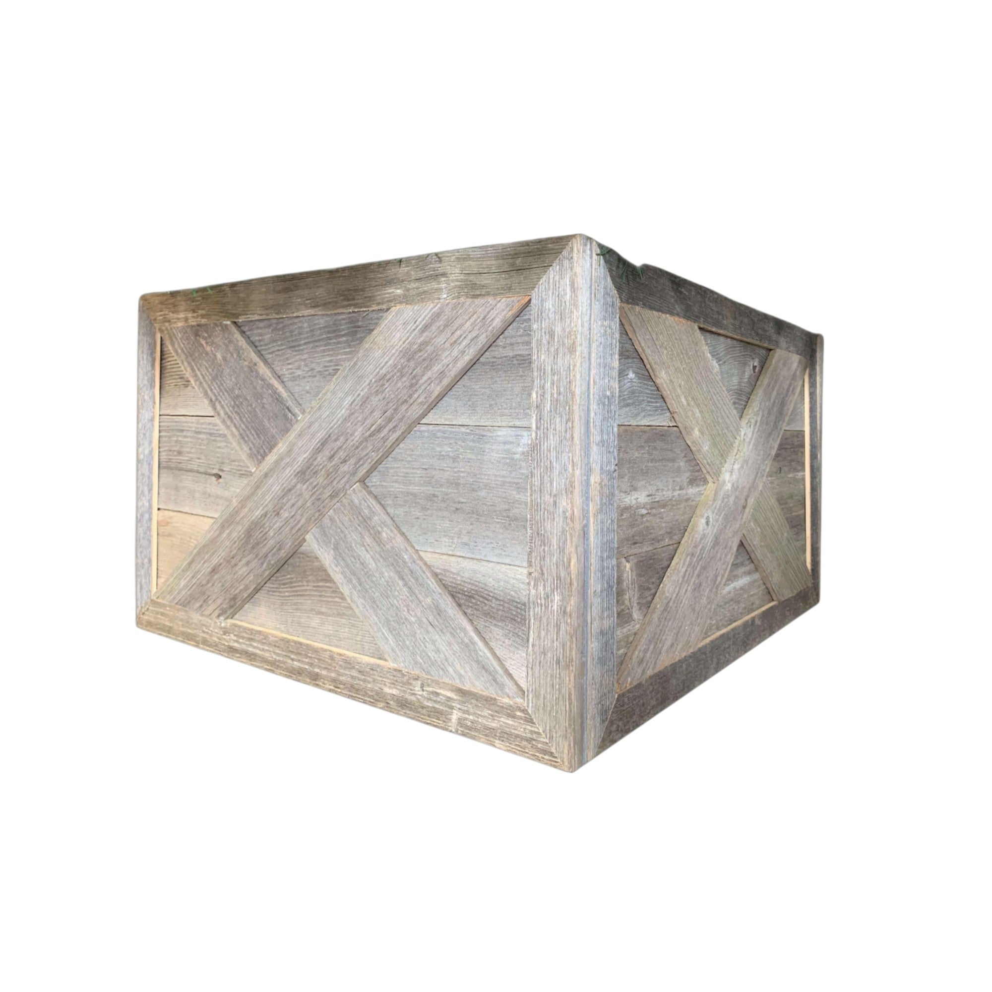 23" Thick Weathered Gray Christmas Tree Collar-Sculptures-DECOROLALA