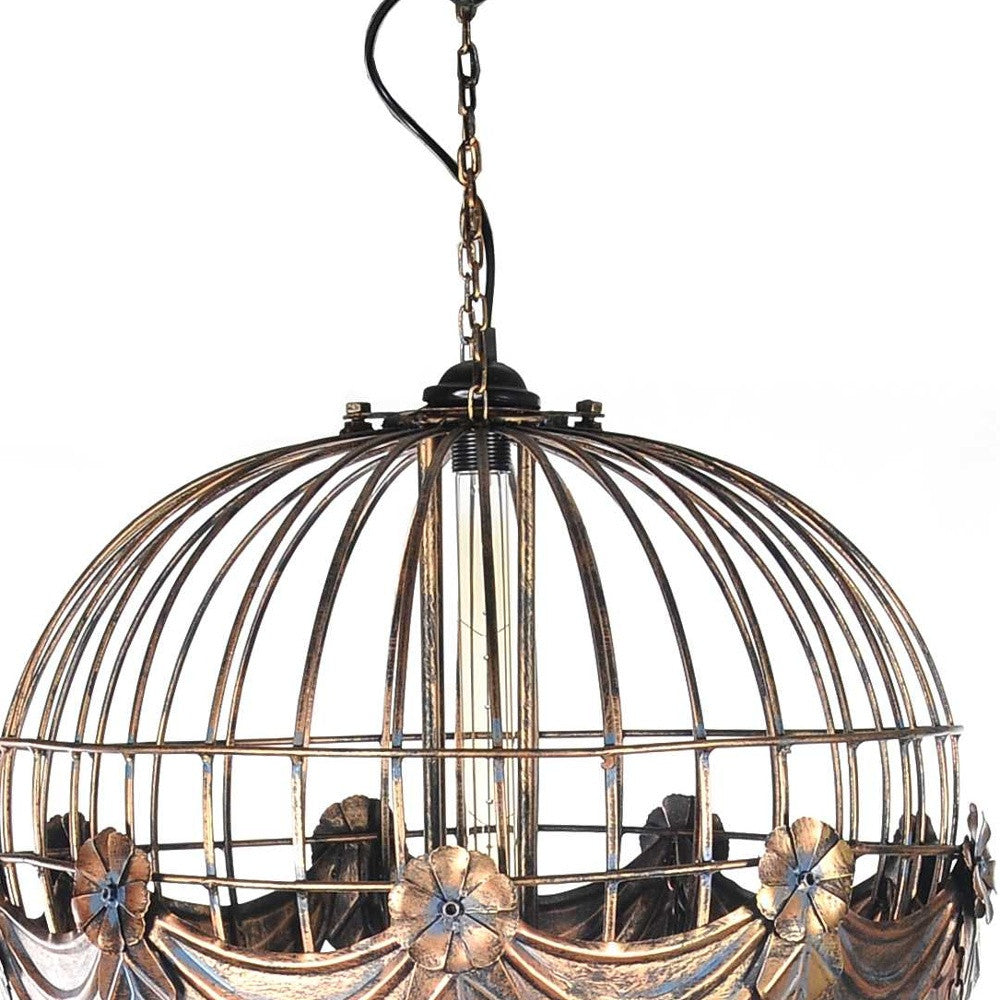 23" x 23" x 41" Vintage Hot Air Balloon Pendant-Pendants-Hanging Lights-DECOROLALA