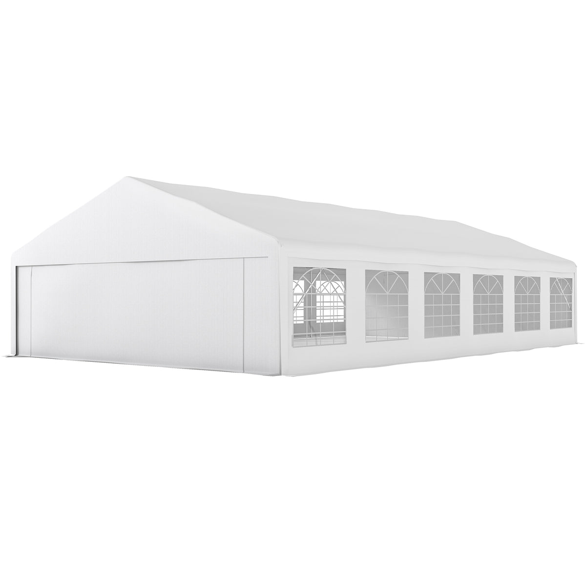 23' x 39' Heavy Duty Party Tent Canopy - White-Patio & Garden > Wedding & Events Tents > Canopy Tents-DECOROLALA