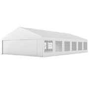 23' x 39' Heavy Duty Party Tent Canopy - White-Patio & Garden > Wedding & Events Tents > Canopy Tents-DECOROLALA