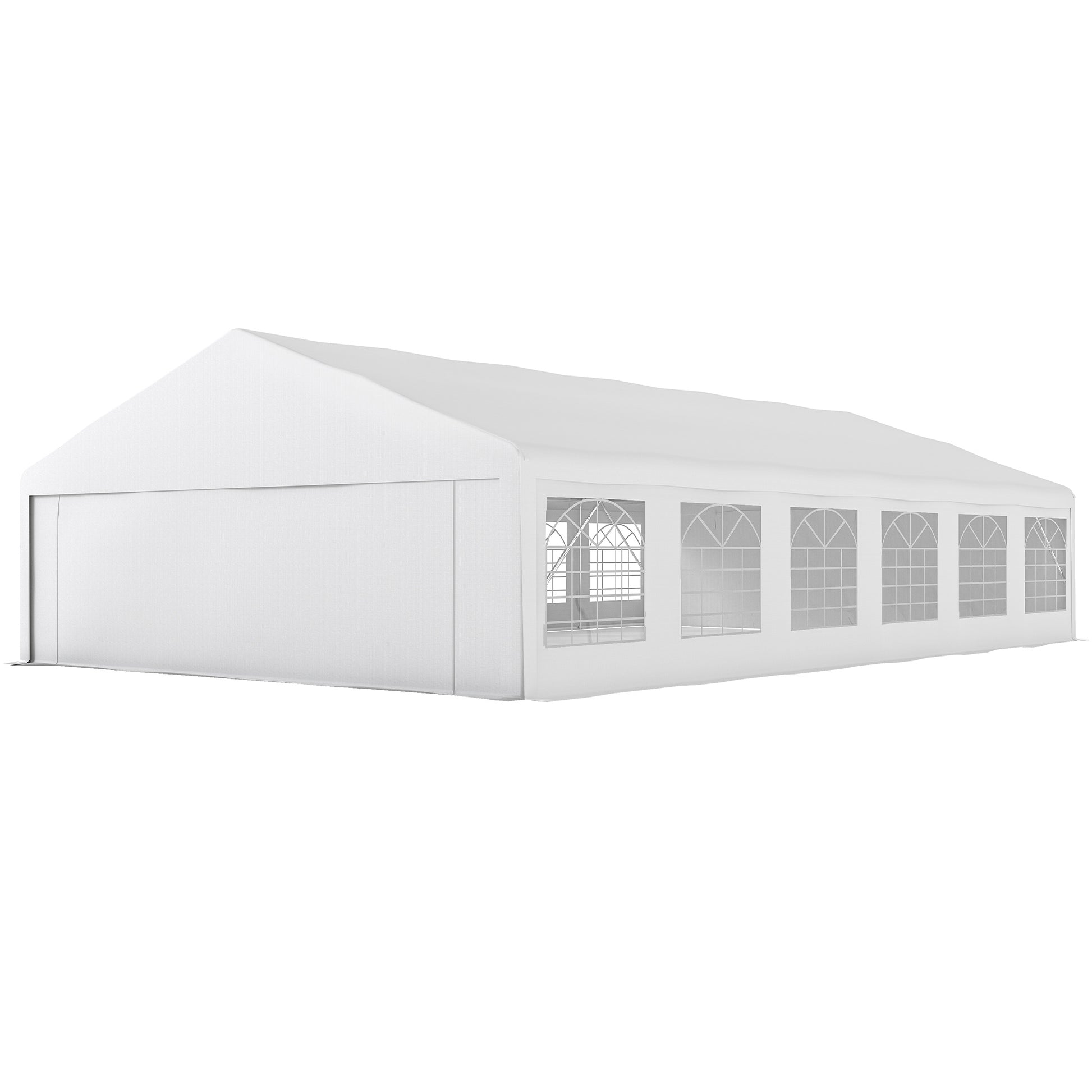 23' x 39' Heavy Duty Party Tent Canopy - White-Patio & Garden > Wedding & Events Tents > Canopy Tents-DECOROLALA