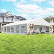 23' x 39' Heavy Duty Party Tent Canopy - White-Patio & Garden > Wedding & Events Tents > Canopy Tents-DECOROLALA