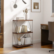 2/3/4/5-Tier Multipurpose Display Rack with Metal Frame-34 inches-Bookcases-DECOROLALA