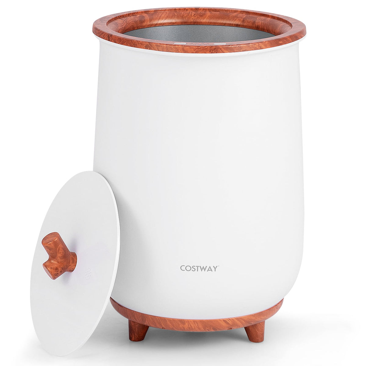 23L Bucket Towel Warmer with Fragrant Disc Holder - Coffee-Dryers-DECOROLALA