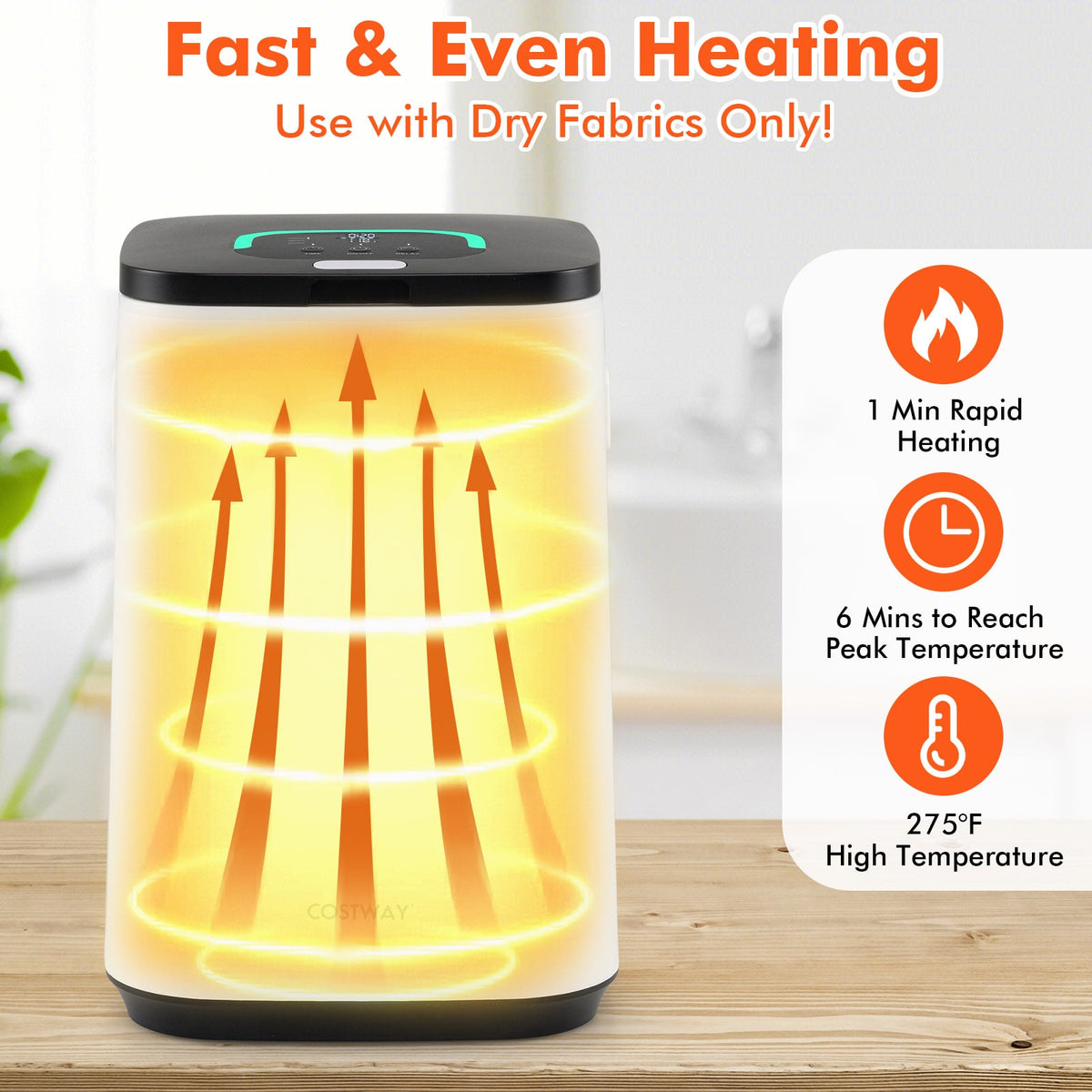 23L Large Hot Towel Warmer Bucket - White 450W Rapid Heating-Dryers-DECOROLALA