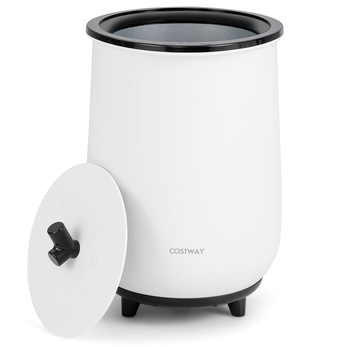23L Luxury Bucket Towel Warmer with Fragrant Disc Holder - Black-Dryers-DECOROLALA