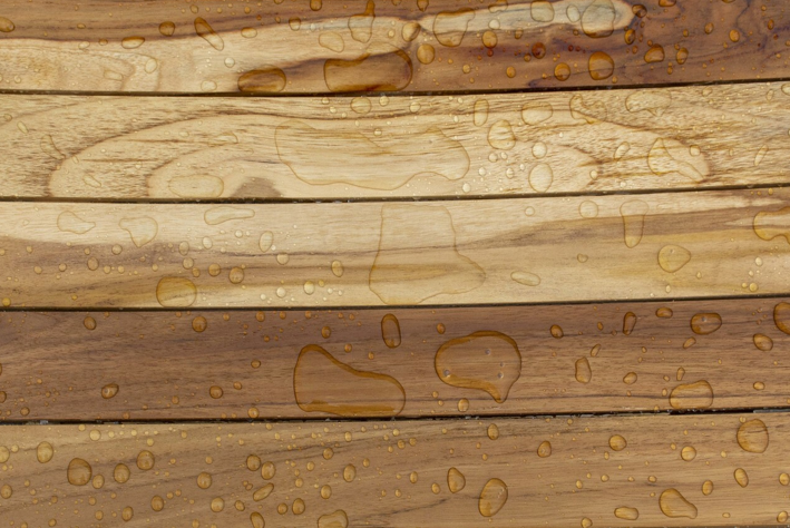 24" Brown Teak Rectangular Shower Bench-Shower Benches-DECOROLALA