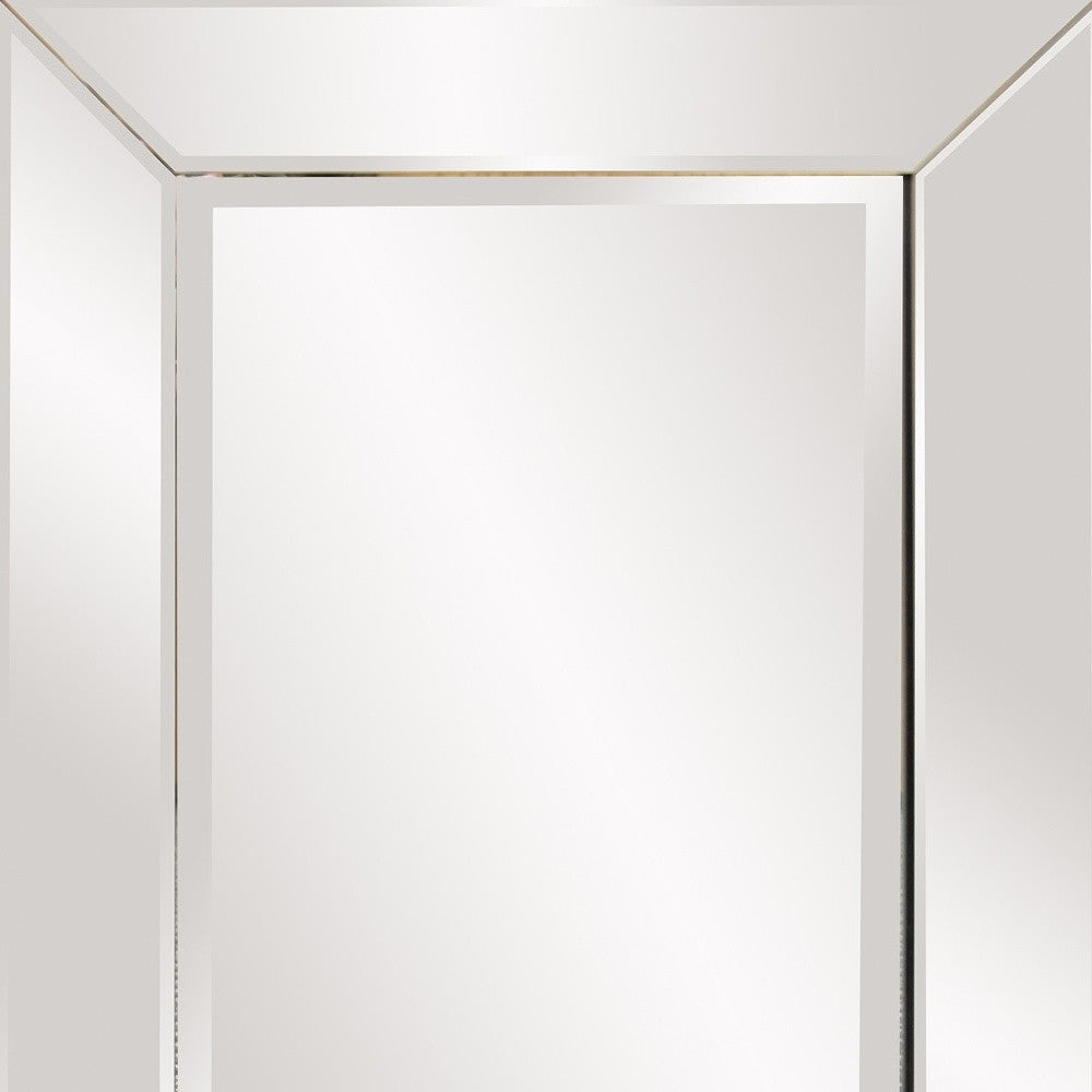 24" Clear Beveled Edge Frame Accent Mirror-Mirrors-DECOROLALA