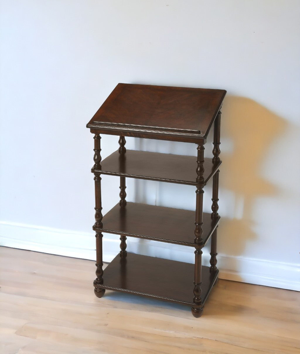 24" Dark Brown Standing Desk-Desks-DECOROLALA