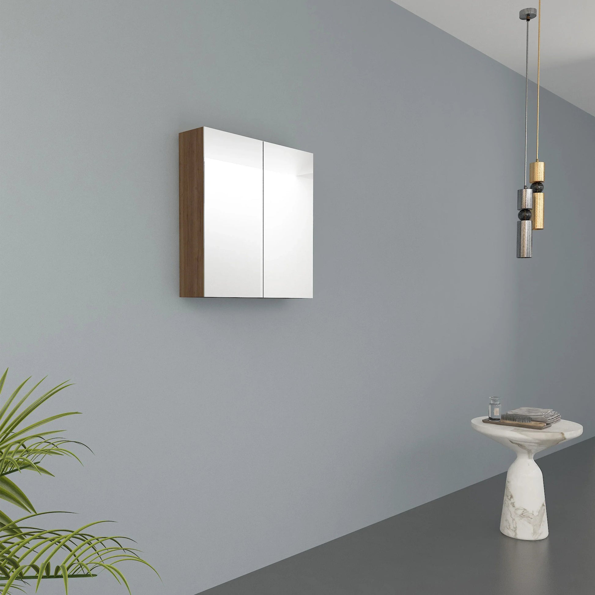 24" Frosted Oak Medicine Cabinet-Migration_Bathroom Vanities-DECOROLALA