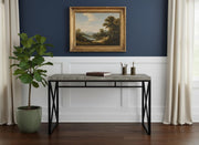 24" Gray and Black Computer Desk-Desks-DECOROLALA