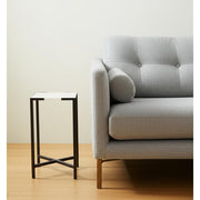 24" Marble End Table-End-Side Tables-DECOROLALA