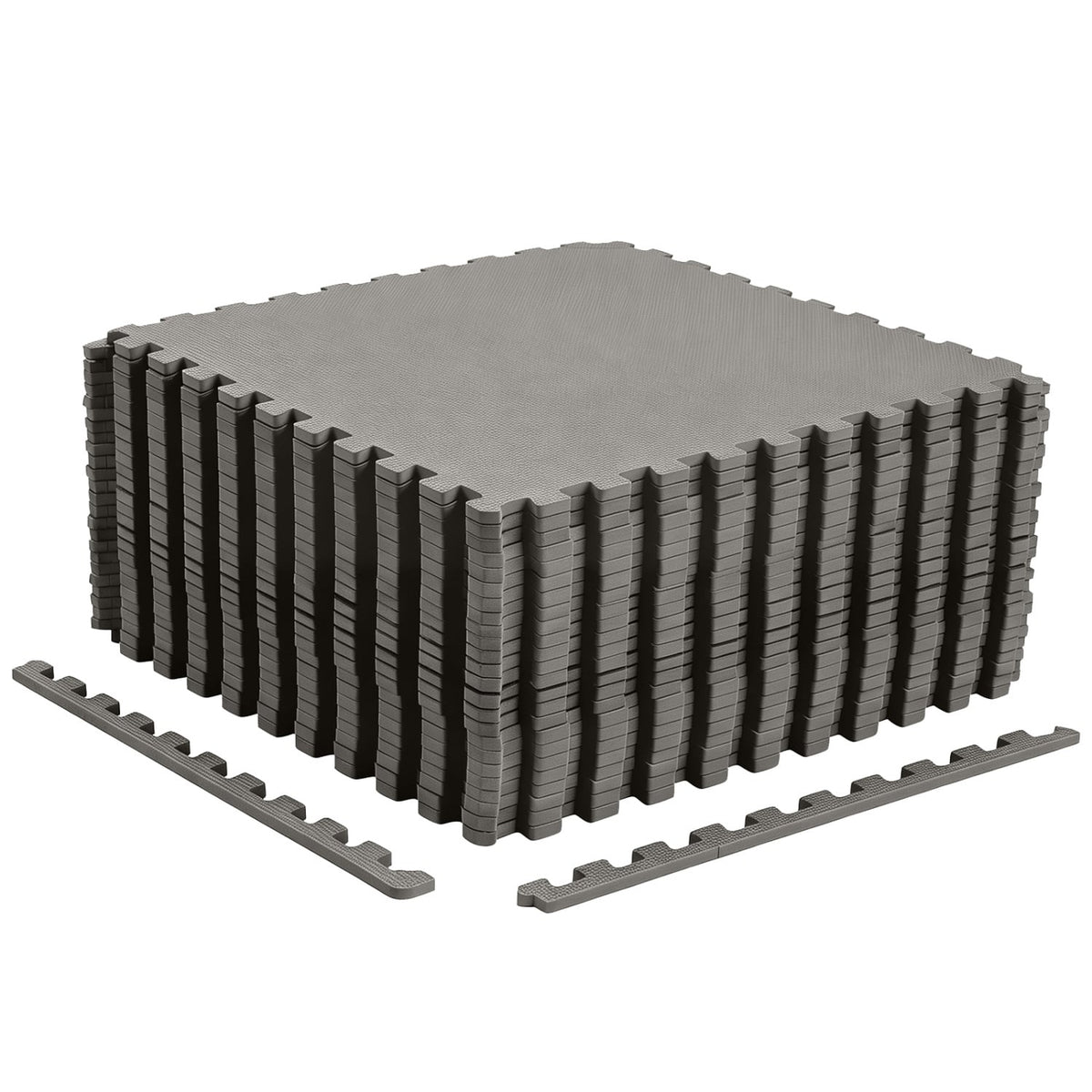 24 Pack Non-Slip Protective Interlocking EVA Foam Floor Tiles-Grey-Foam Floor Tiles-DECOROLALA