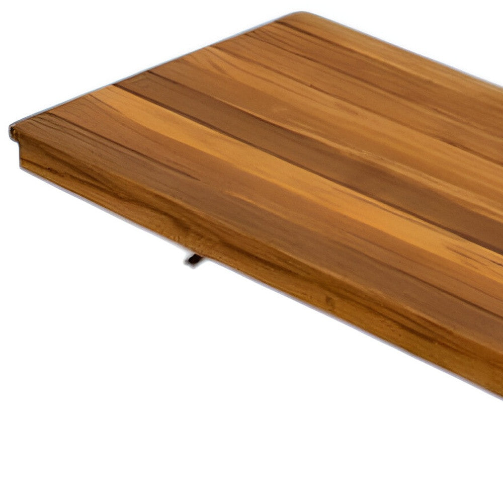 24" Premium Wall Mount Teak Shower Bench-Shower Benches-DECOROLALA