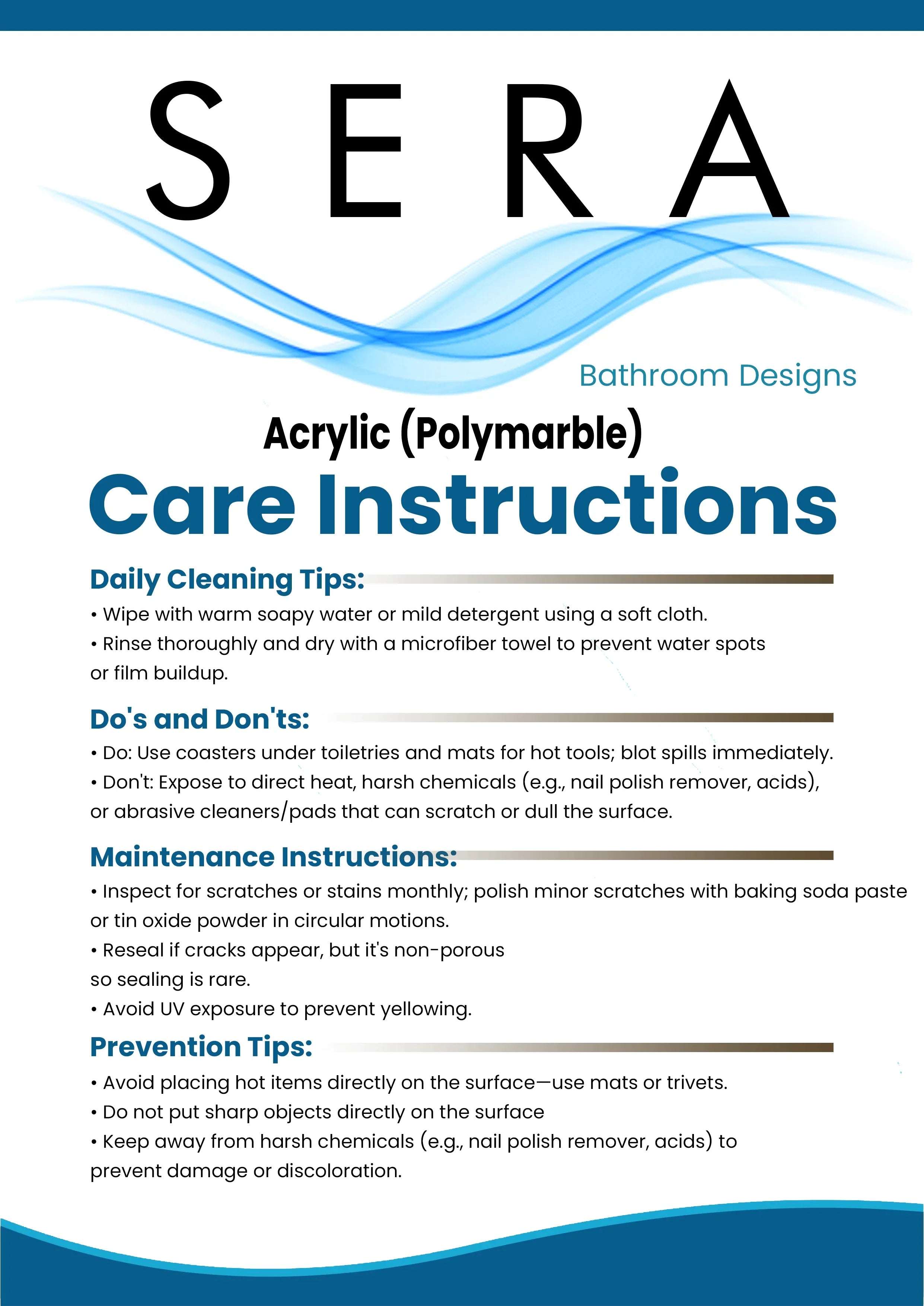 24" Walnut Freestanding Bathroom Vanity with White Polymarble Countertop-Migration_Bathroom Vanities-DECOROLALA