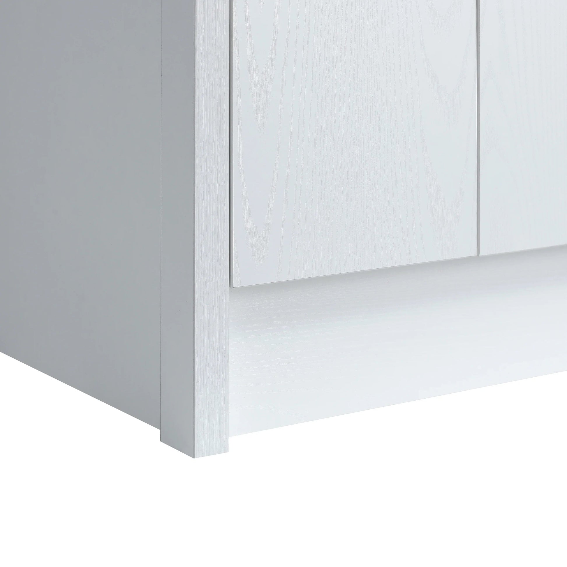 24" White Oak Freestanding Bathroom Vanity with White Ceramic Countertop-Migration_Bathroom Vanities-DECOROLALA