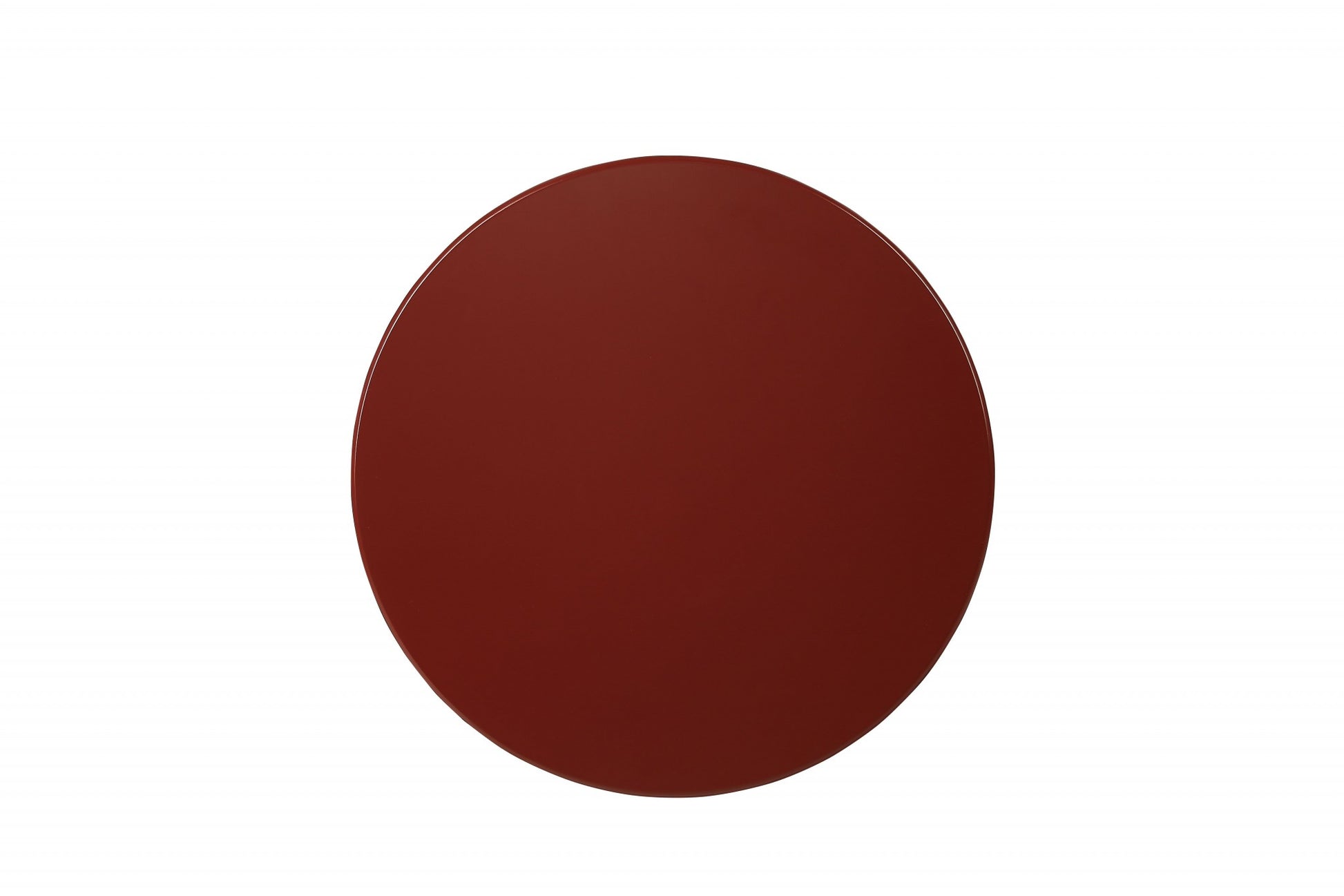 24" White Solid Wood Round End Table With Shelf-End-Side Tables-DECOROLALA