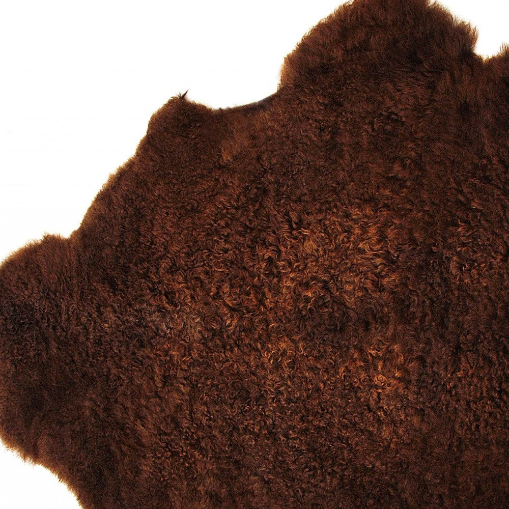 24" X 36" Brown Calfskin - Area Rug-Area Rugs-DECOROLALA