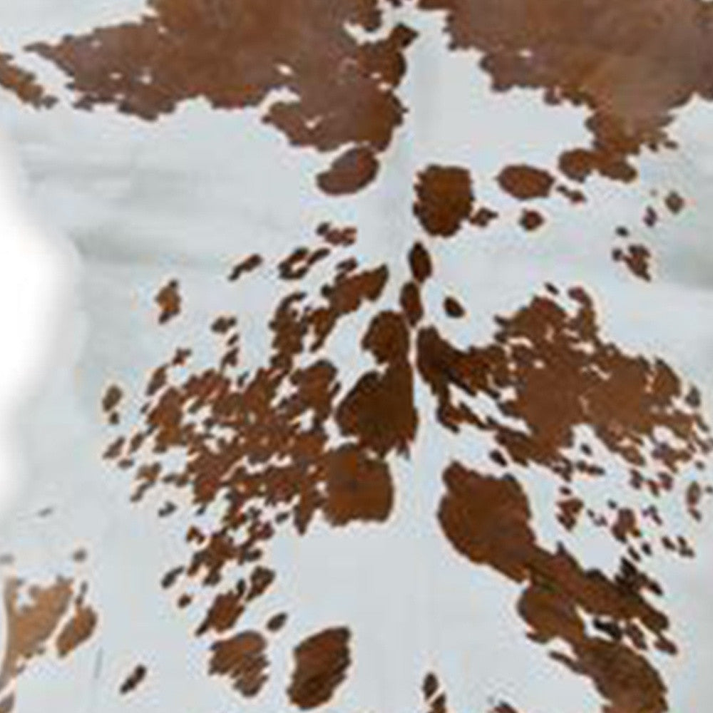 24" X 36" Salt And Pepper, Black And White Calfskin - Area Rug-Area Rugs-DECOROLALA