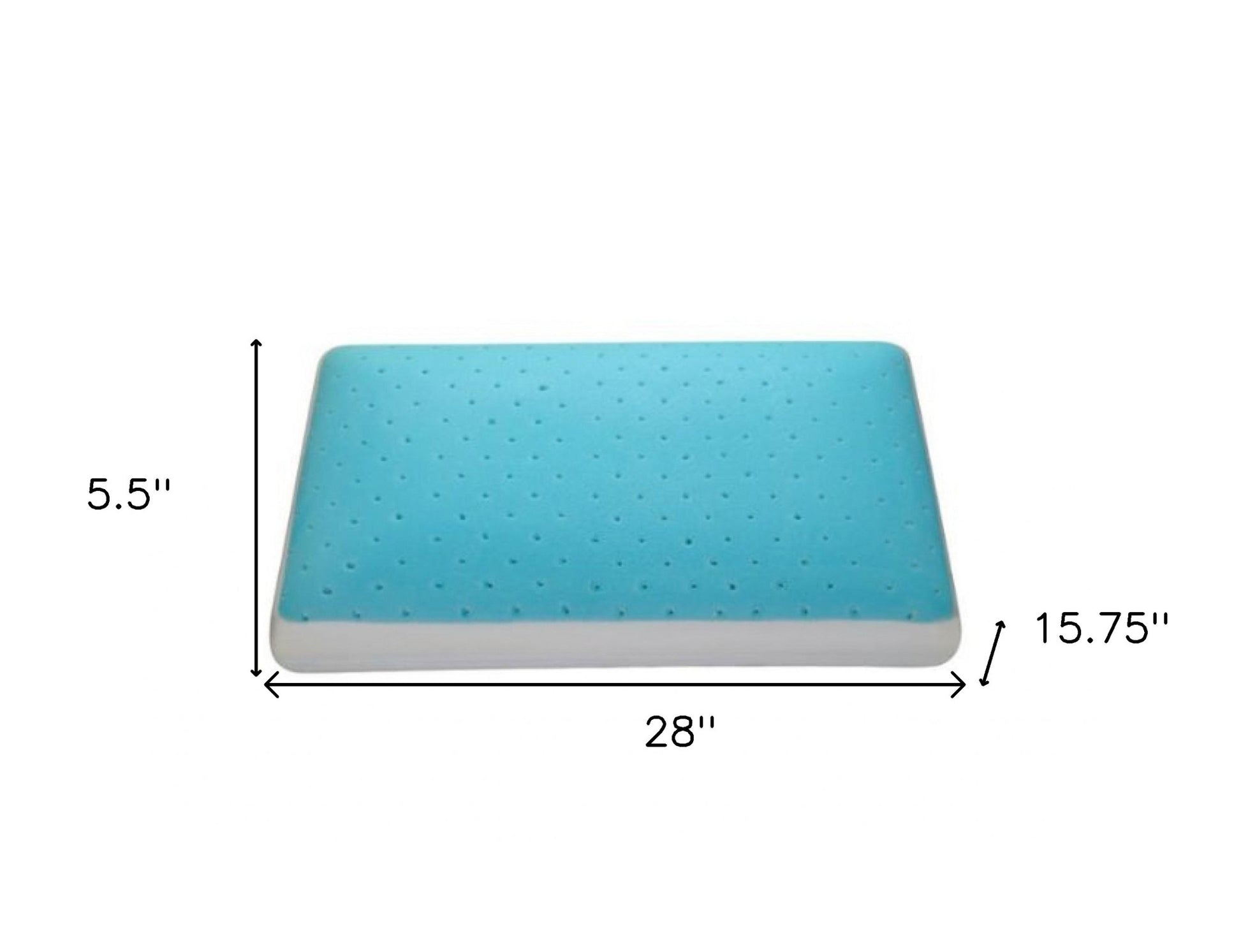 Cool Gel Memory Foam Queen Size Bed Pillow-Bed Pillows-DECOROLALA