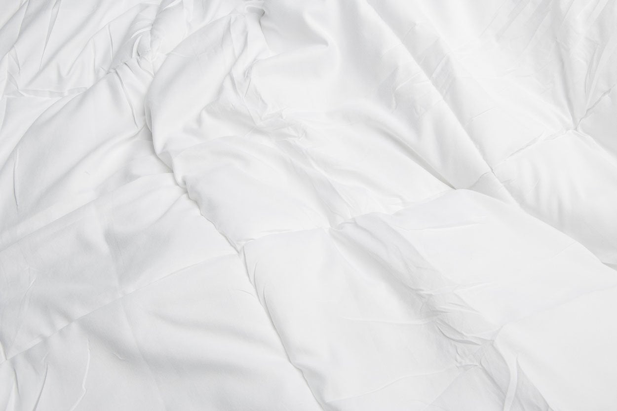 White Twin Microfiber Thread Count Down Alternative Duvet Insert-Down Comforters and Duvets-DECOROLALA