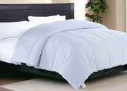 White Twin Microfiber Thread Count Down Alternative Duvet Insert-Down Comforters and Duvets-DECOROLALA