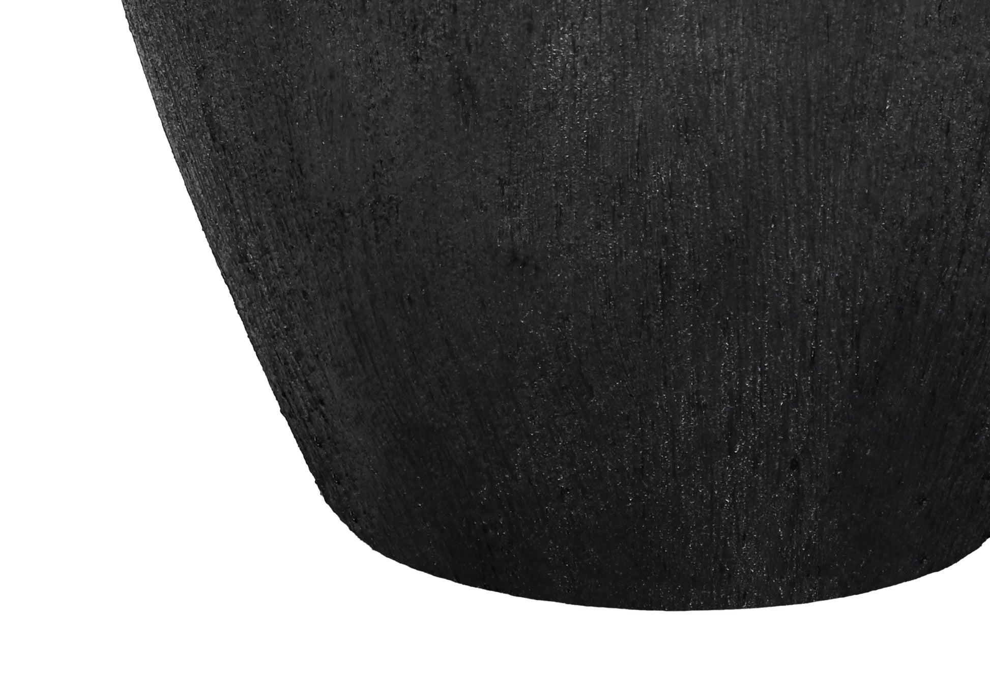 24"H Black Ceramic Table Lamp with Ivory Shade-Lighting-DECOROLALA