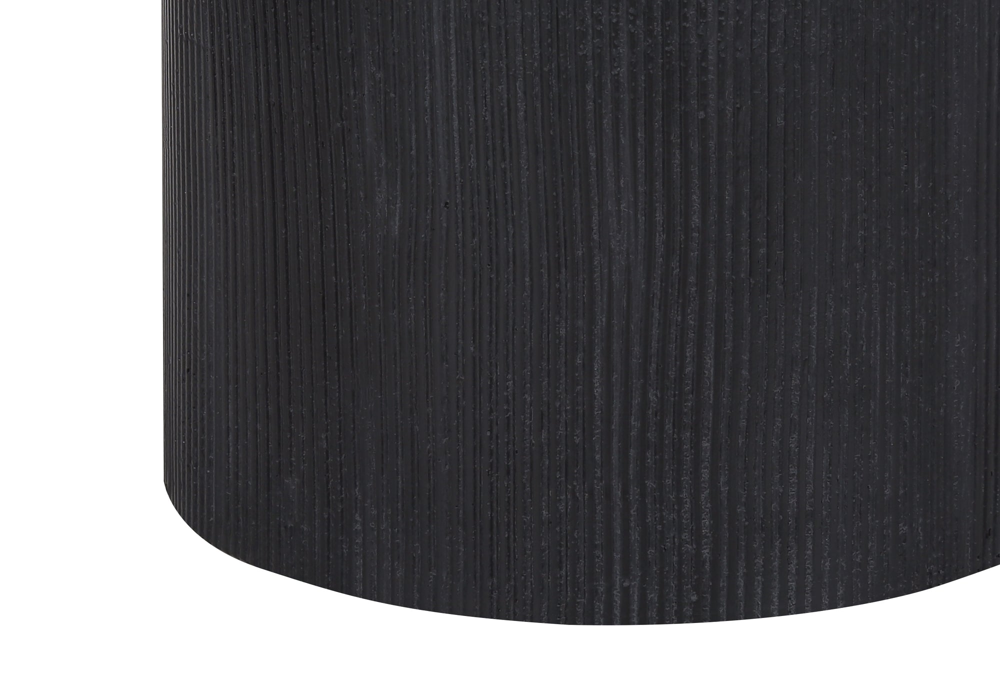 24"H Table Lamp Black Concrete Base Ivory Shade-Lighting-DECOROLALA