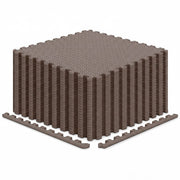 24Tiles 1/2" Puzzle Exercise Floor Mats-Brown-Yoga Accessories-DECOROLALA