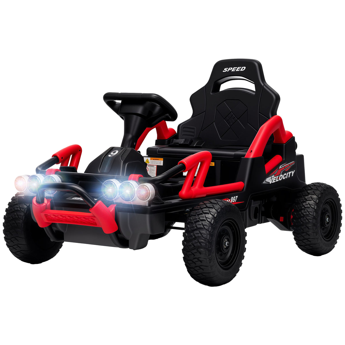 24V Electric Car for Kids with Dual 550W Motors, Remote Control, Soft Start, Metal Front Bumper, Max 5Mph, for Age 3+-Toys & Games > Baby & Toddler Toys > Electric Ride-On Toys > Electric Toy Cars-DECOROLALA