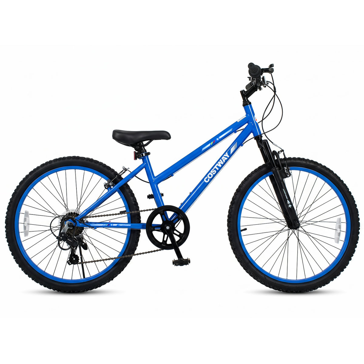 Kids Mountain Bike Adjustable with 7 Speed and Suspension Fork