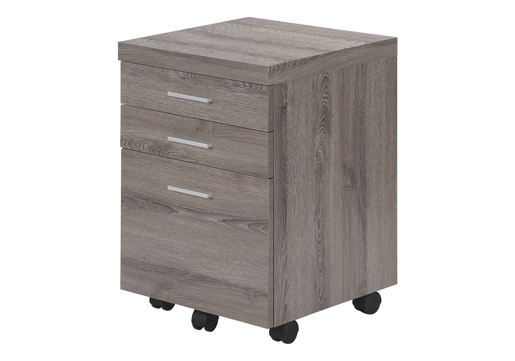 25" Gray Particle Board Filing Cabinet With Drawers-Filing Cabinets-DECOROLALA