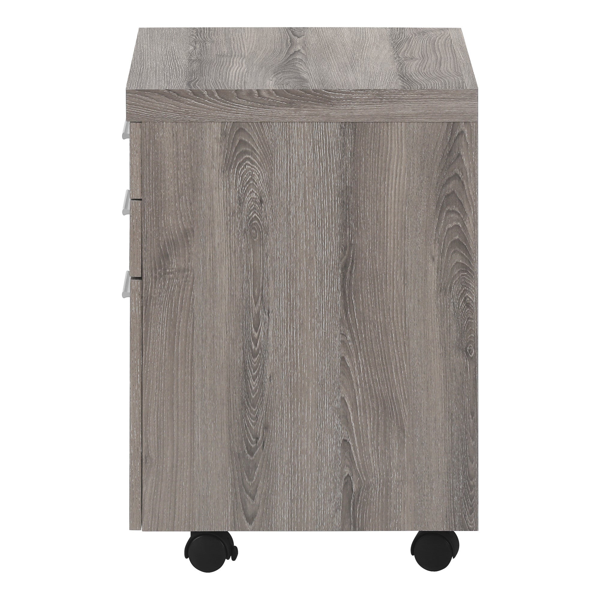 25" Gray Particle Board Filing Cabinet With Drawers-Filing Cabinets-DECOROLALA