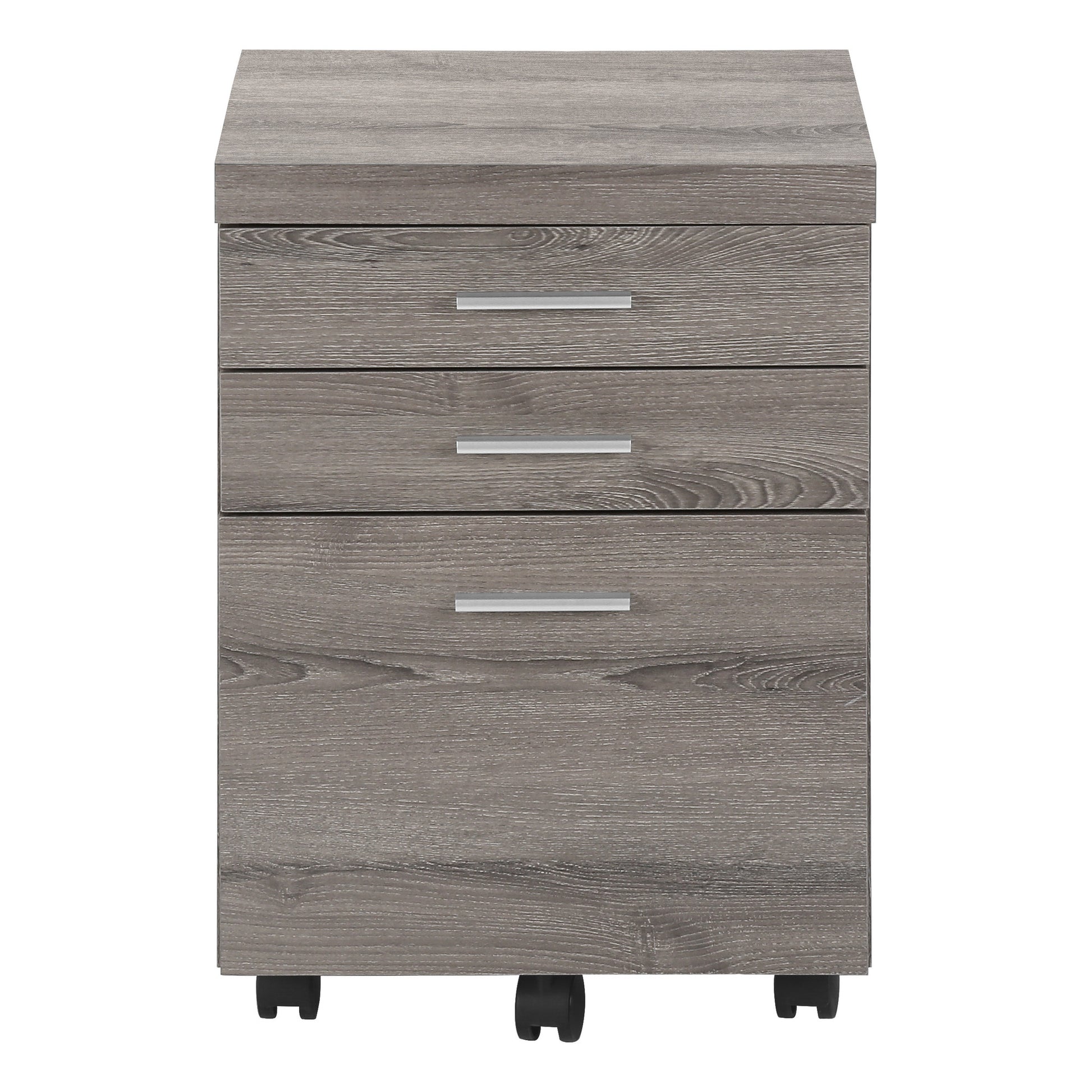 25" Gray Particle Board Filing Cabinet With Drawers-Filing Cabinets-DECOROLALA