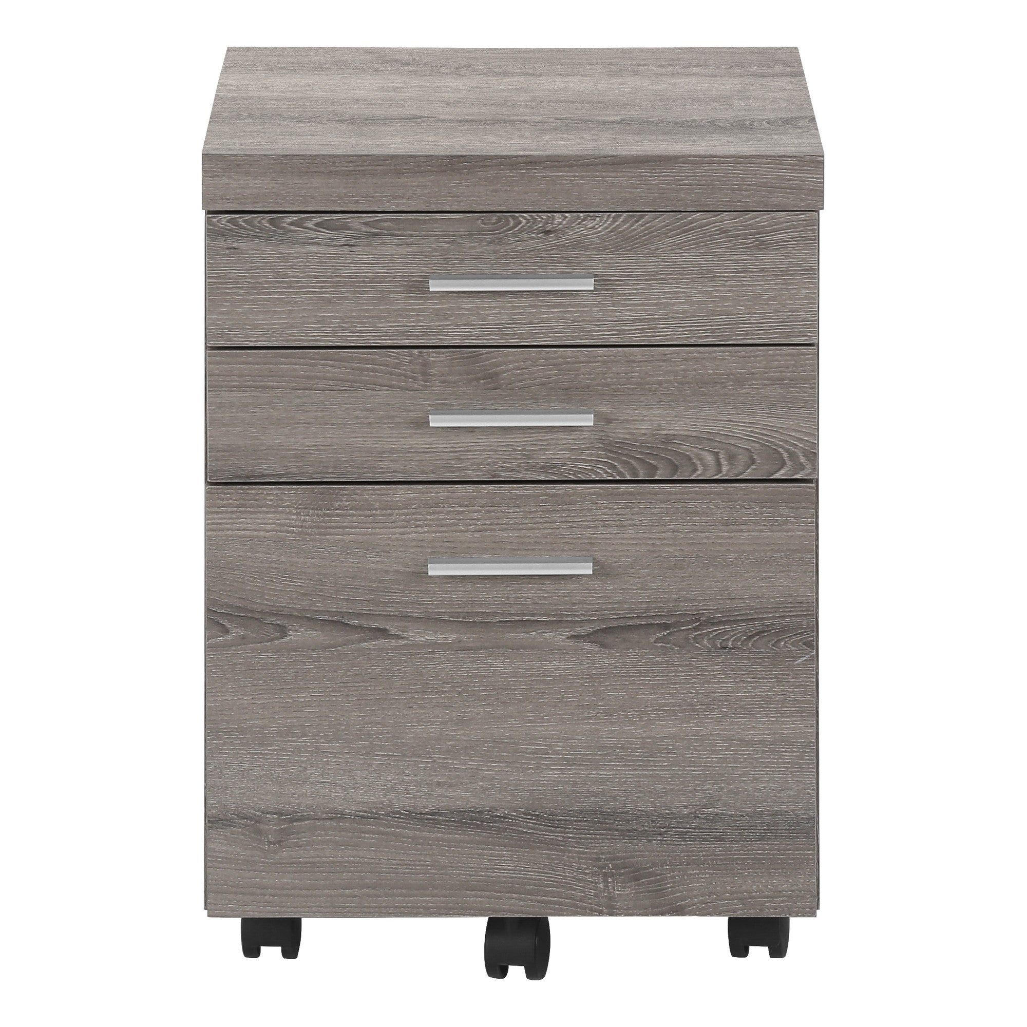25" Gray Particle Board Filing Cabinet With Drawers-Filing Cabinets-DECOROLALA