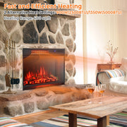 25 Inches Recessed Electric Heater-Fireplaces-DECOROLALA
