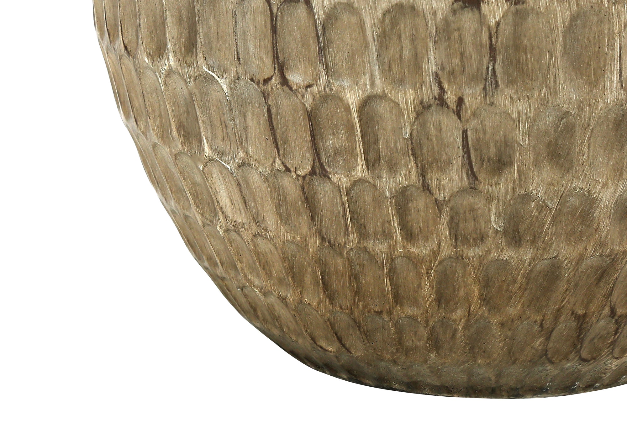 25"H Brown Resin Table Lamp with Black Shade-Lighting-DECOROLALA