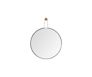 26" Black Wood Mirror-Mirrors-DECOROLALA