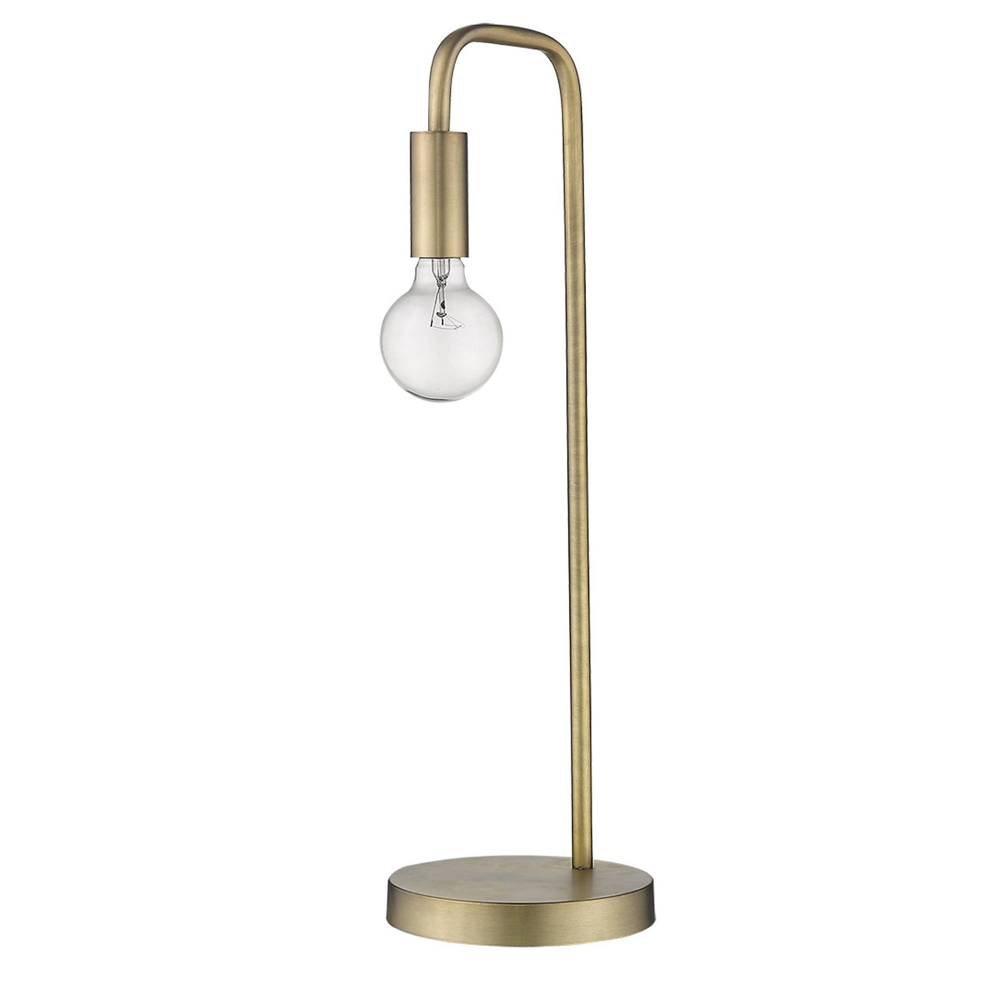 26" Brass Metal Table Lamp-Table Lamps-DECOROLALA