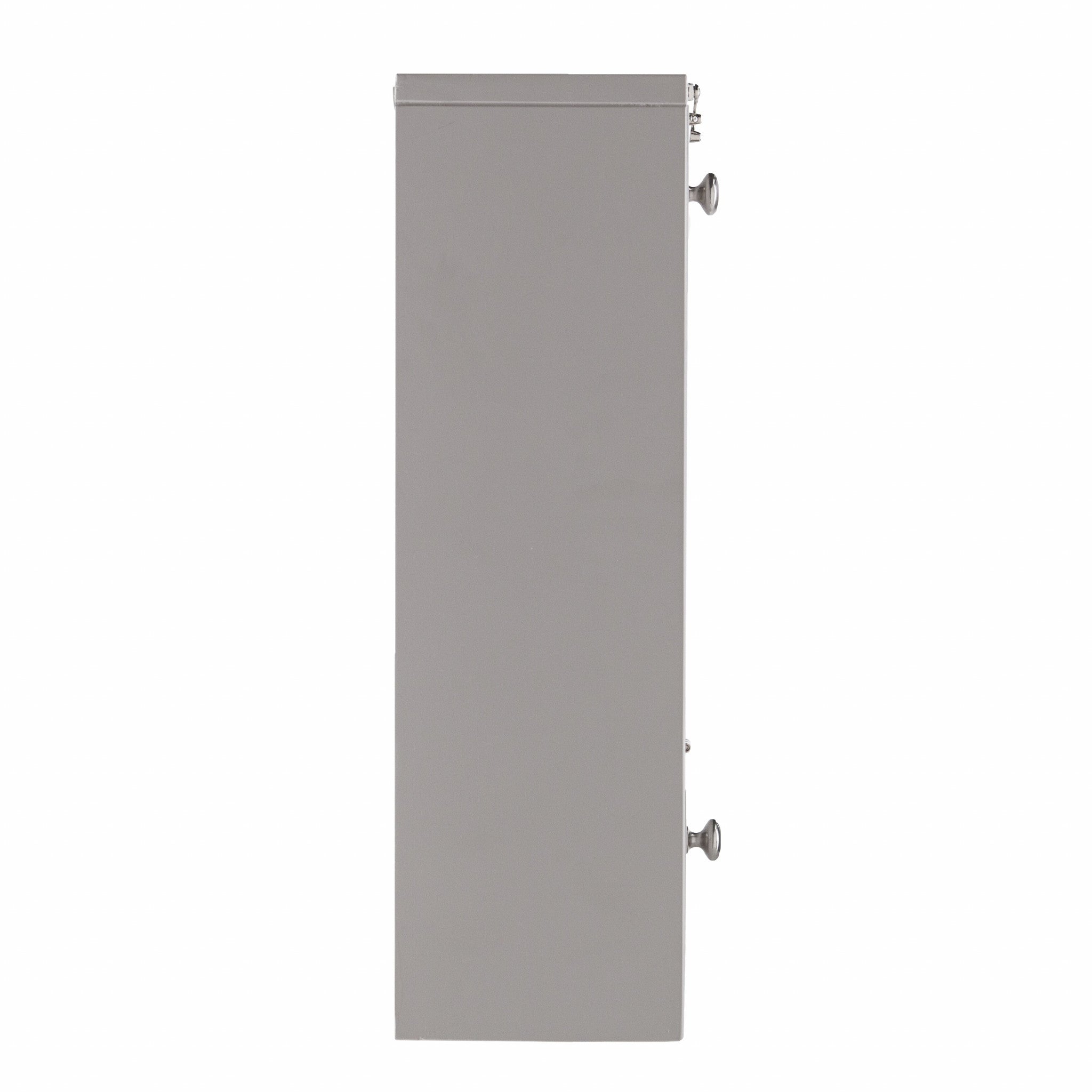 26" Gray Wall Mounted Floating Desk-Desks-DECOROLALA