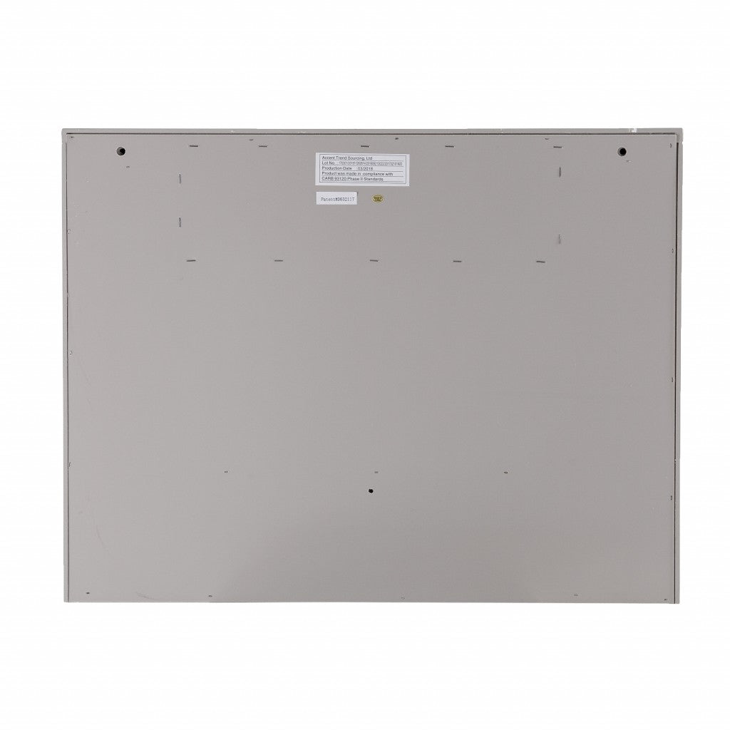 26" Gray Wall Mounted Floating Desk-Desks-DECOROLALA