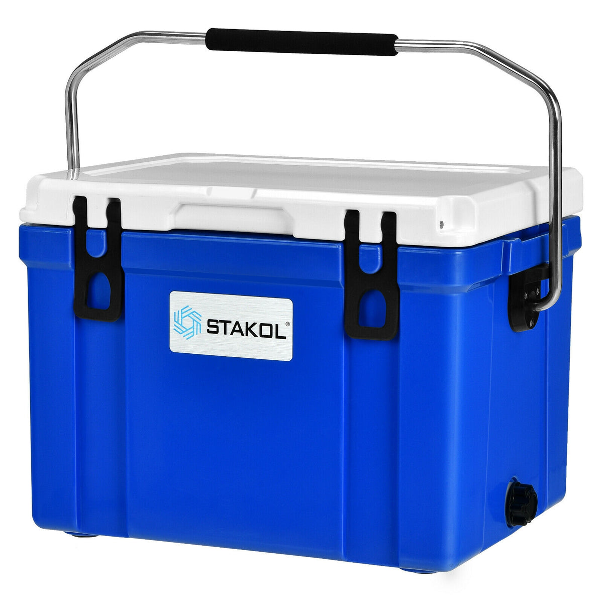 26 Quart Portable Cooler with Food Grade Material-Blue-Coolers-DECOROLALA