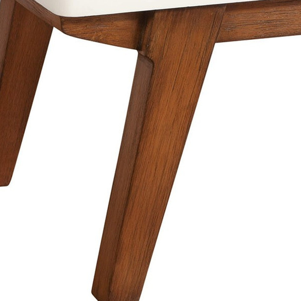 26" White Two Drawer Wood Nightstand-Nightstands & Bedside Tables-DECOROLALA