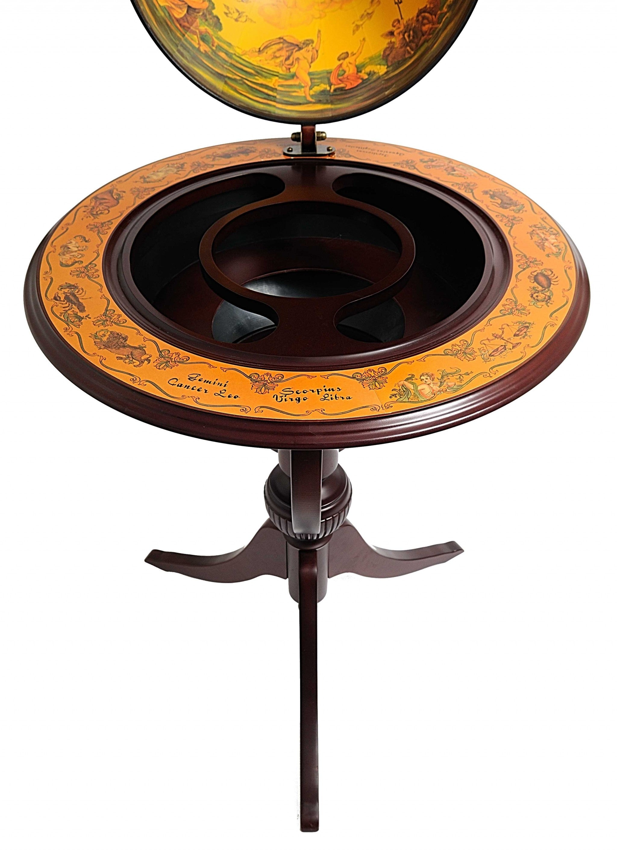 26" X 26" X 45" Globe Bar 3 Legs-Kitchen Carts-Islands-DECOROLALA