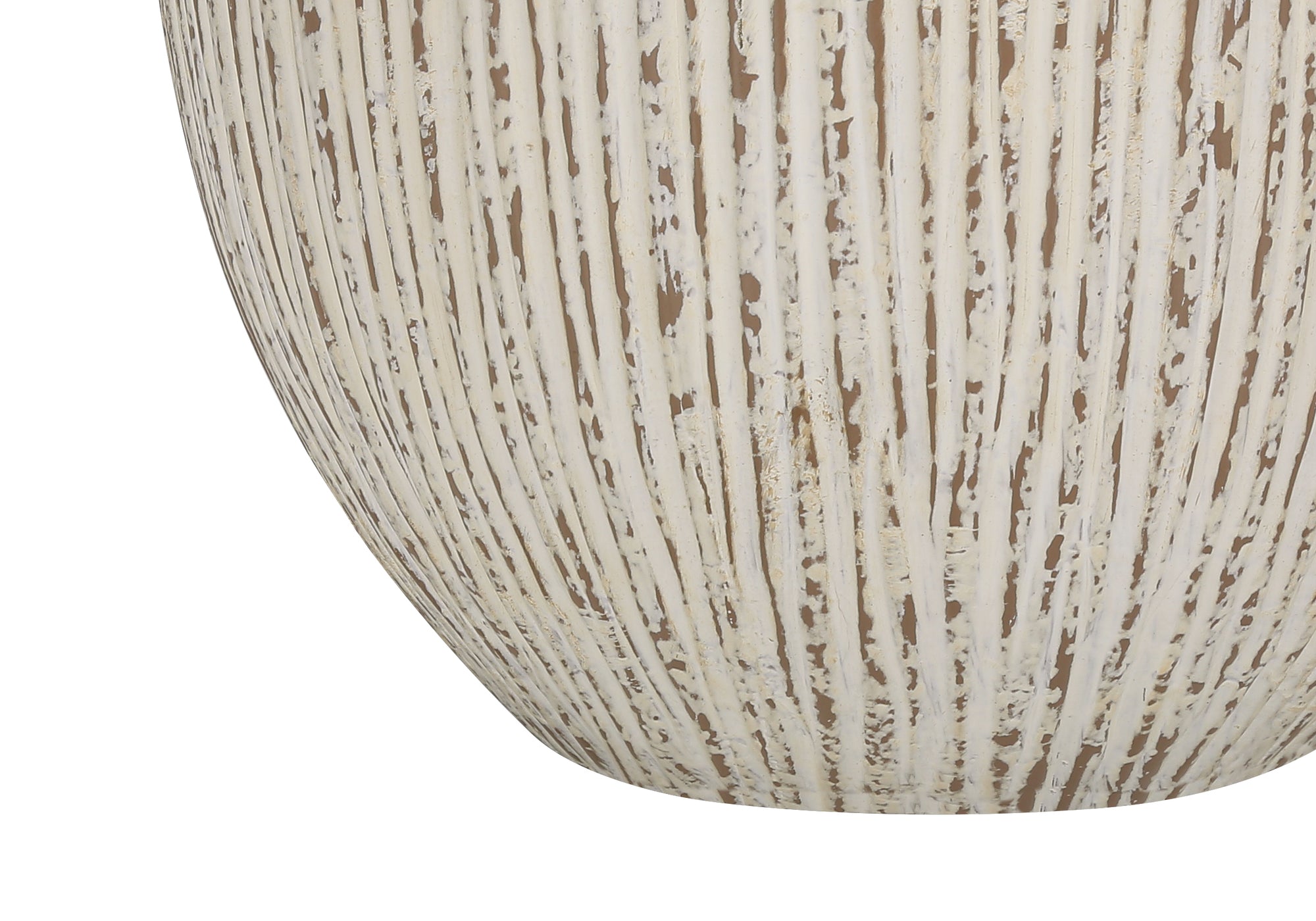26"H Cream Ceramic Table Lamp with Ivory Shade-Lighting-DECOROLALA