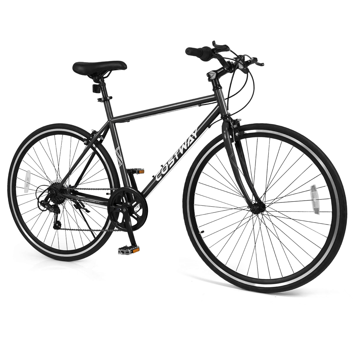 Mountain Bike Adjustable with 6-Speed and All-terrain Rubber Wheels