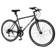 Mountain Bike Adjustable with 6-Speed and All-terrain Rubber Wheels