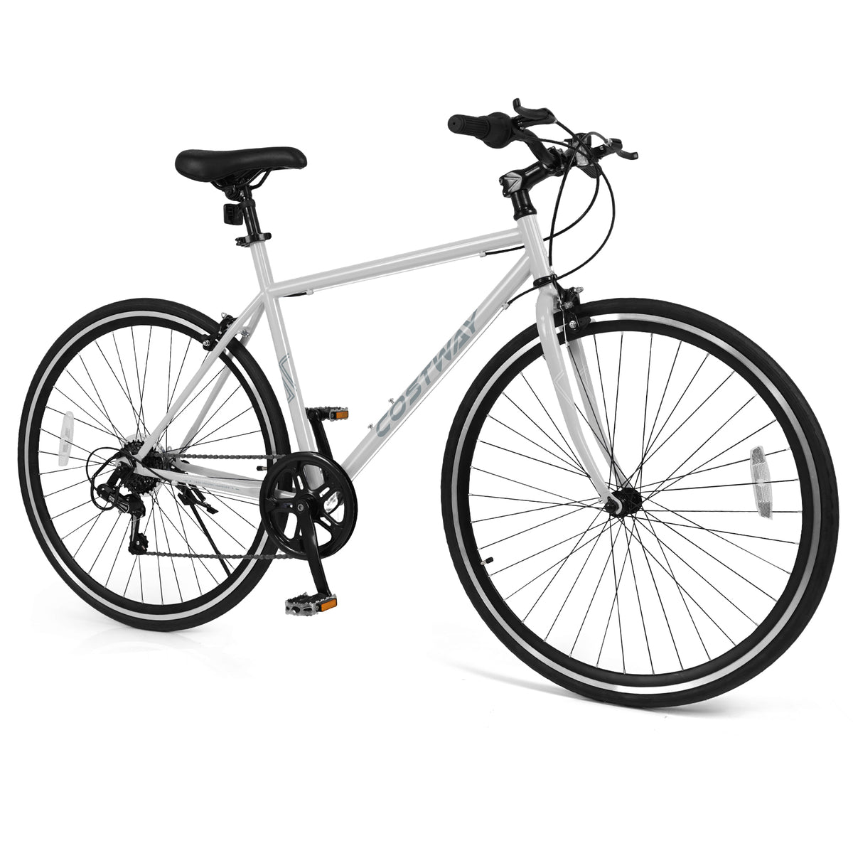 Mountain Bike Adjustable with 6-Speed and All-terrain Rubber Wheels