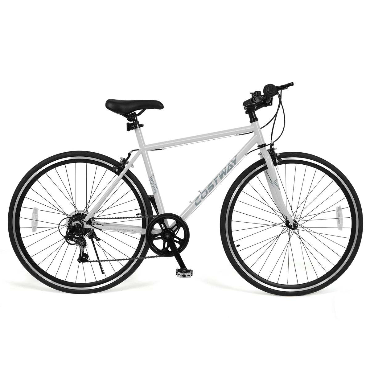 Mountain Bike Adjustable with 6-Speed and All-terrain Rubber Wheels